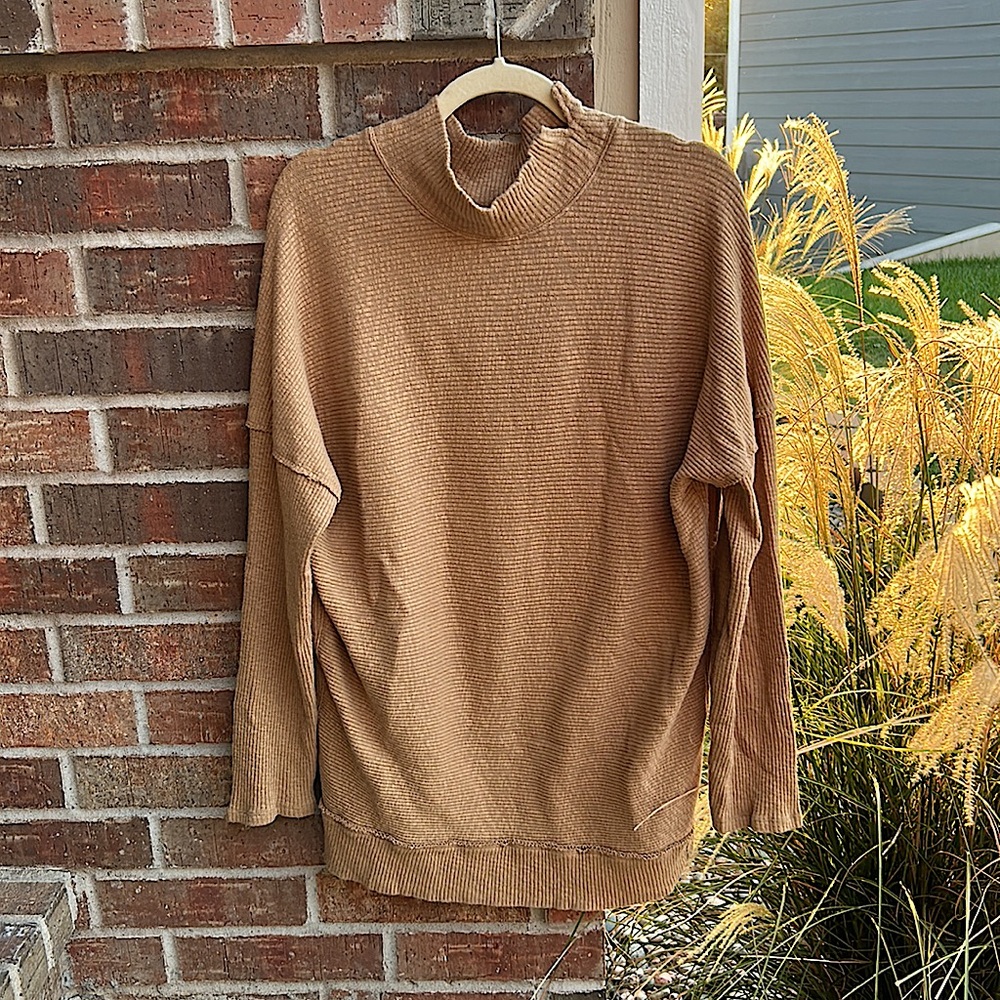 We the Free Women’s S Casey Tunic Dress or Oversized Top in Tiger’s Eye